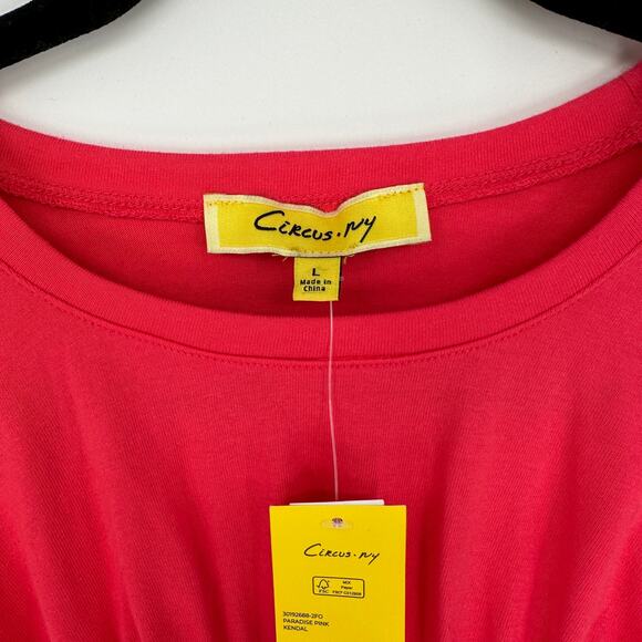 Circus NY by Sam Edelman Kendal Ruched Body-Con Cap Sleeve Womens Dress - Picture 8 of 9